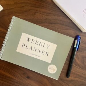 Weekly Planner- Sage Green